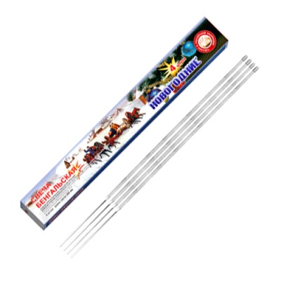 Новогодние 300-4 мм. Бенгальские огни купить в Покровске | pokrovsk.salutsklad.ru