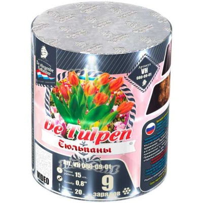 Тюльпаны Батарея салютов купить в Покровске | pokrovsk.salutsklad.ru