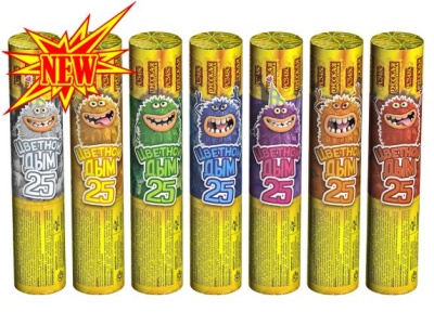 Цветной дым 25 Цветной дым купить в Покровске | pokrovsk.salutsklad.ru